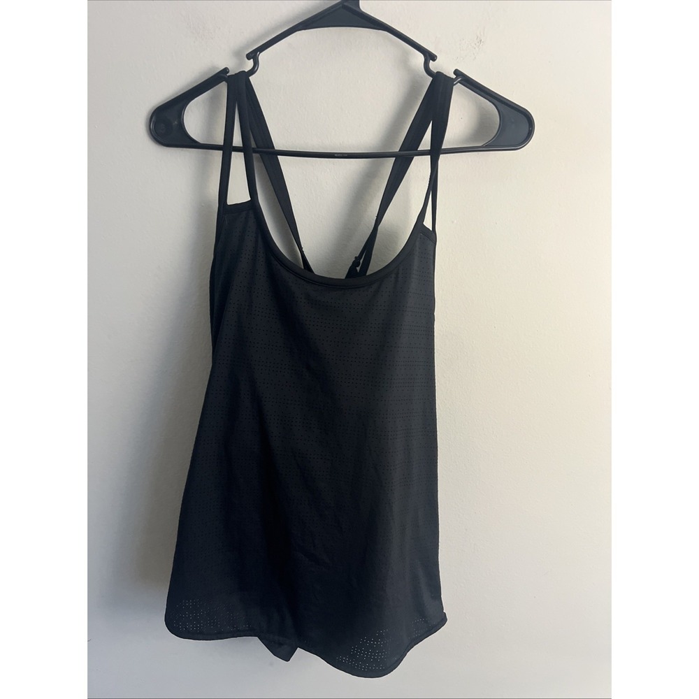 Athleta Tank With Built In Bra Black Size M